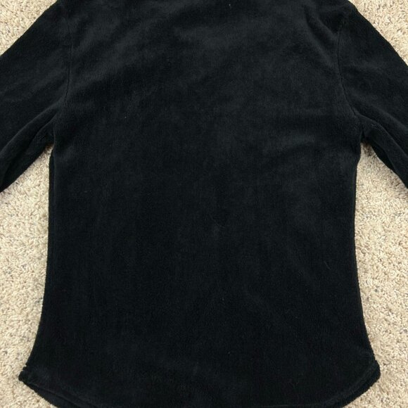 Disney Sweater Youth Medium Black Sweatshirt V Neck Mickey Mouse Girls Minnie - Picture 6 of 6